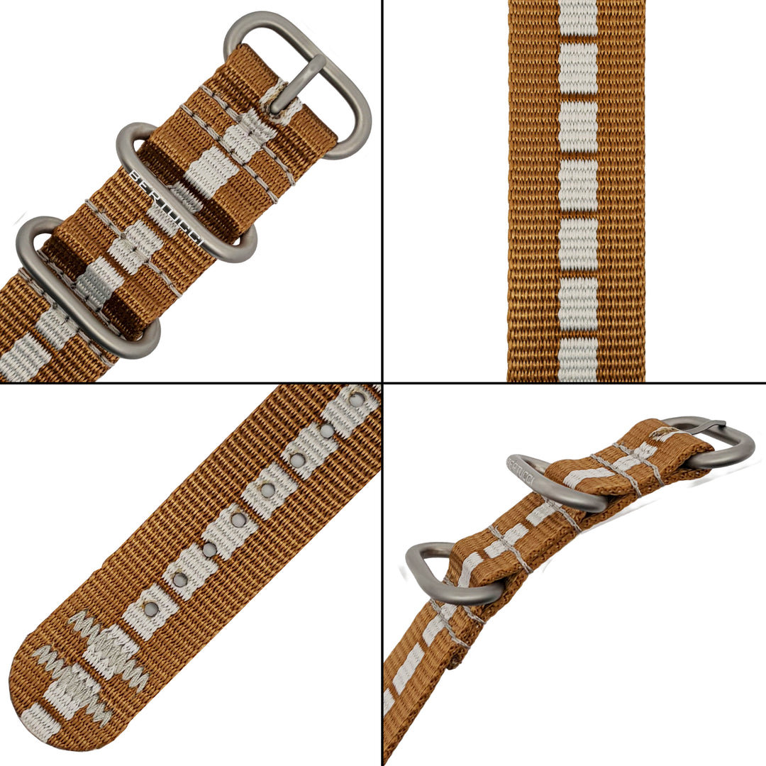 DX3® EDGE™ - Terracotta Super Dash Line™ Nylon Band - #11164