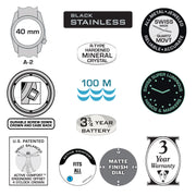 #11509 A-2S Vintage™ - Black dial, Black Nylon Band
