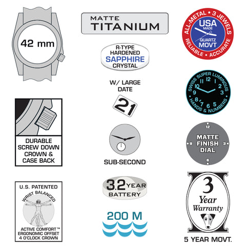 Certified Pre-Owned A-11T Americana #13333CA, Titanium Case, A Grade, circa 2019 - MSRP $275