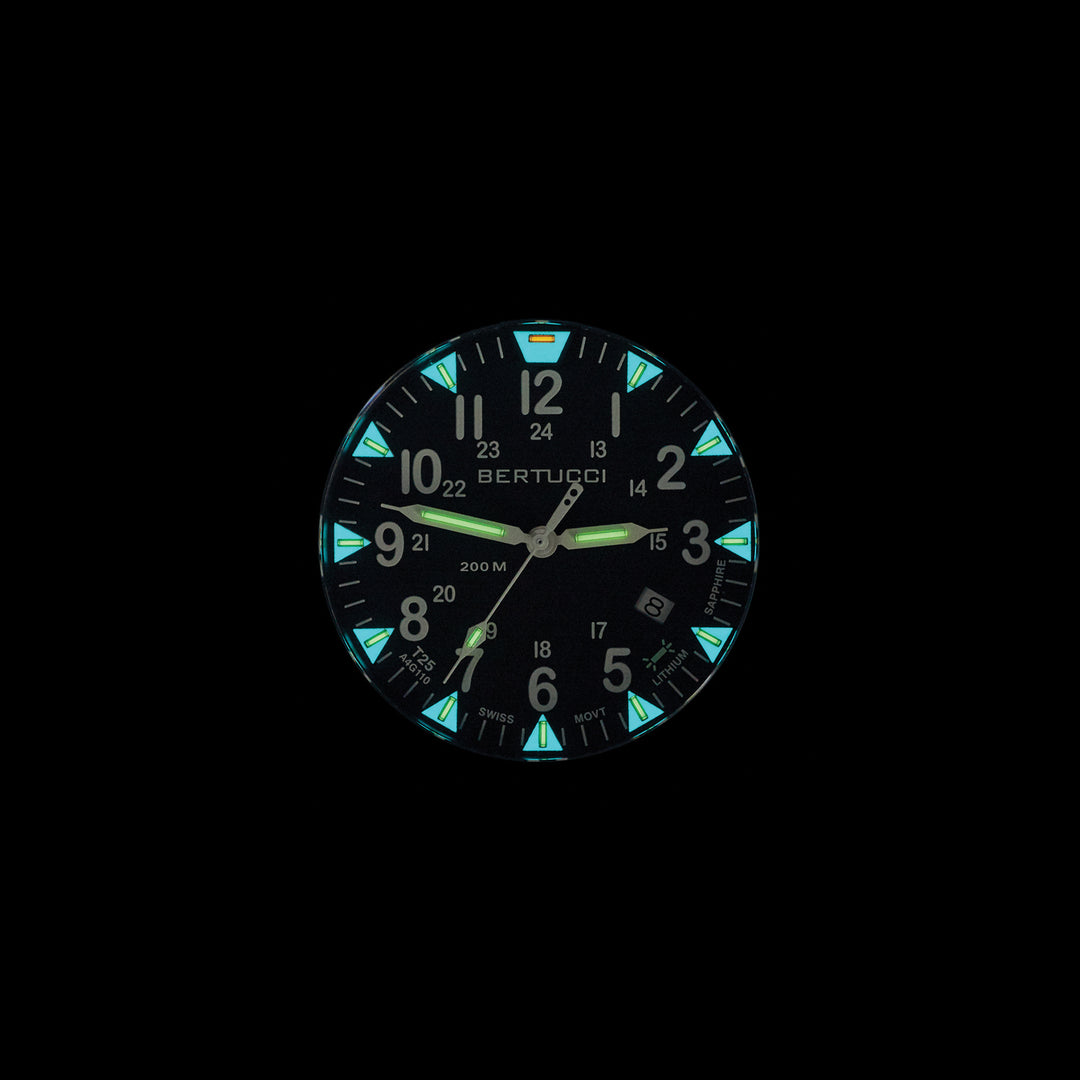A-4T Super Yankee Illuminated, Black Dial w/ International / NASA