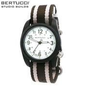 #11049SB2 - DX3® Field™ - White w/ Green dial - Defender Olive™ w/ Caprili Stone™ Nylon Band