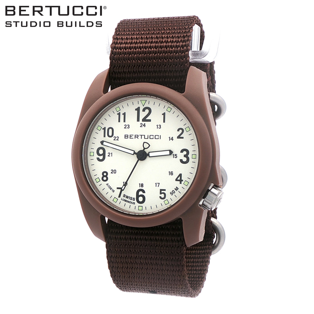 11039SB1 - DX3® Field™ - Stone dial - Field Brown Nylon Band