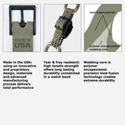 #11516 A-2S Military Ultra-Duty™, Black dial w/ #31V Black Vtech Tridura™ band + #300 Black Pro-Guard