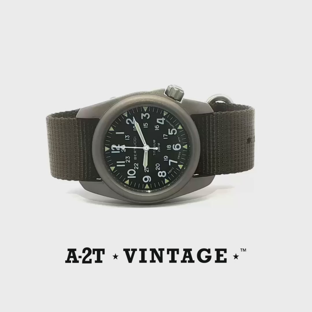 Bertucci A-2T Vintage Titanium Military Watch – ultimatefieldwatch