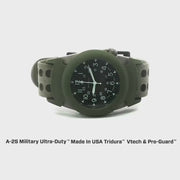 #11515 A-2S Military Ultra-Duty™, Black dial w/ #32V Foliage Vtech Tridura™ band + #301 Foliage Pro-Guard