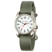 #10020 A-1S Field™ - White Dial, Defender Drab Nylon Band