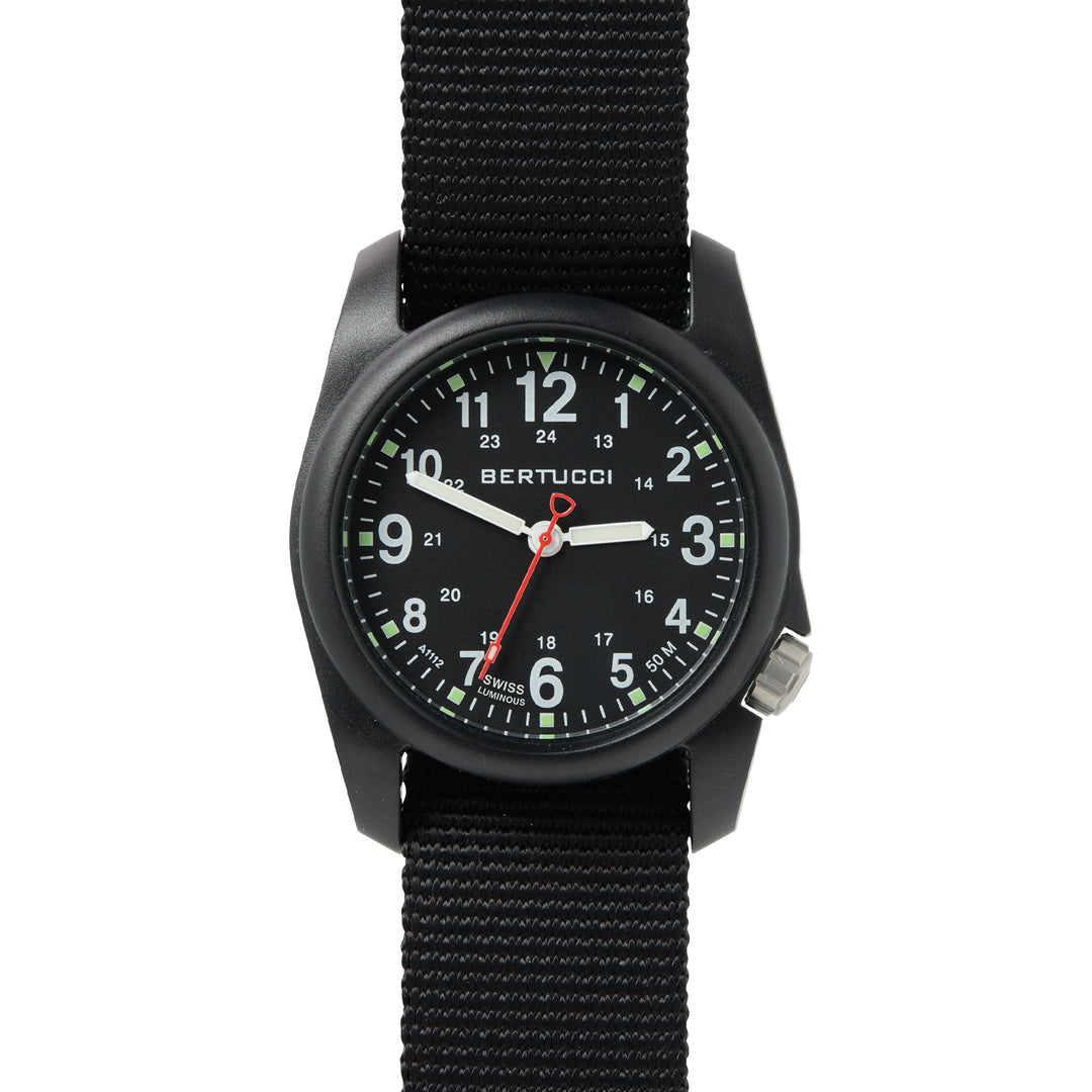 11015 DX3® Field™ - Black Dial w/ Black Nylon Band