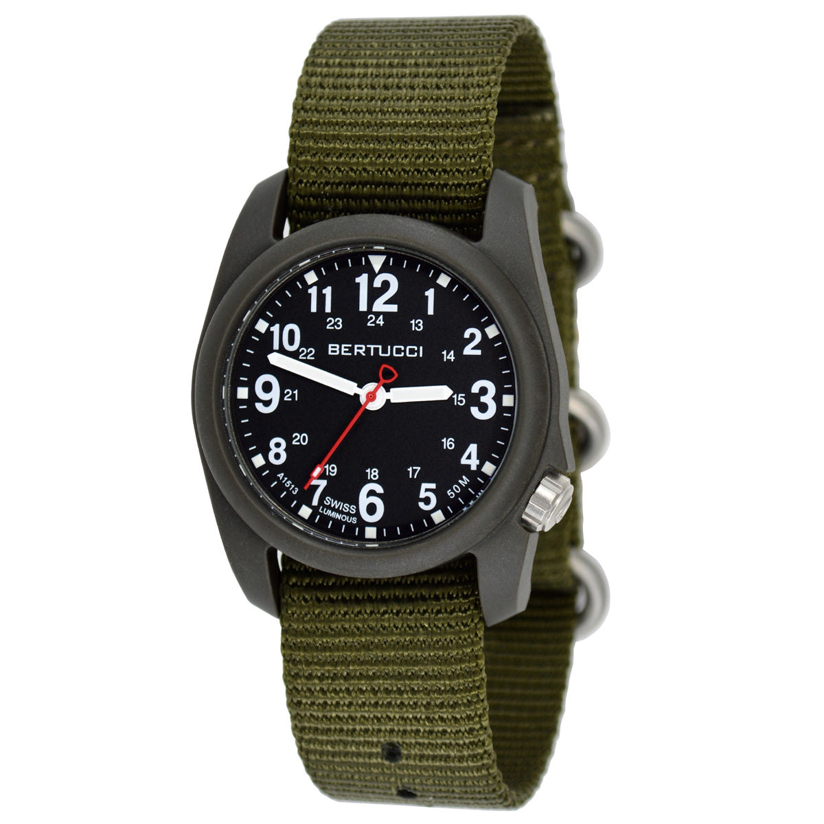 #11026 DX3® Field™ - Black Dial, Defender Olive™ Nylon Band ...