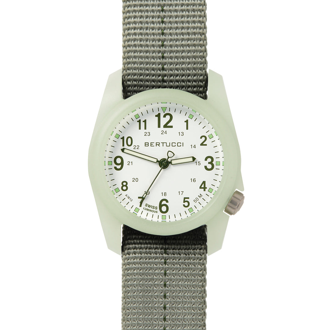 11028 DX3® Glow™ - White w/ Green Dial, Defender Drab™ w/ Olive