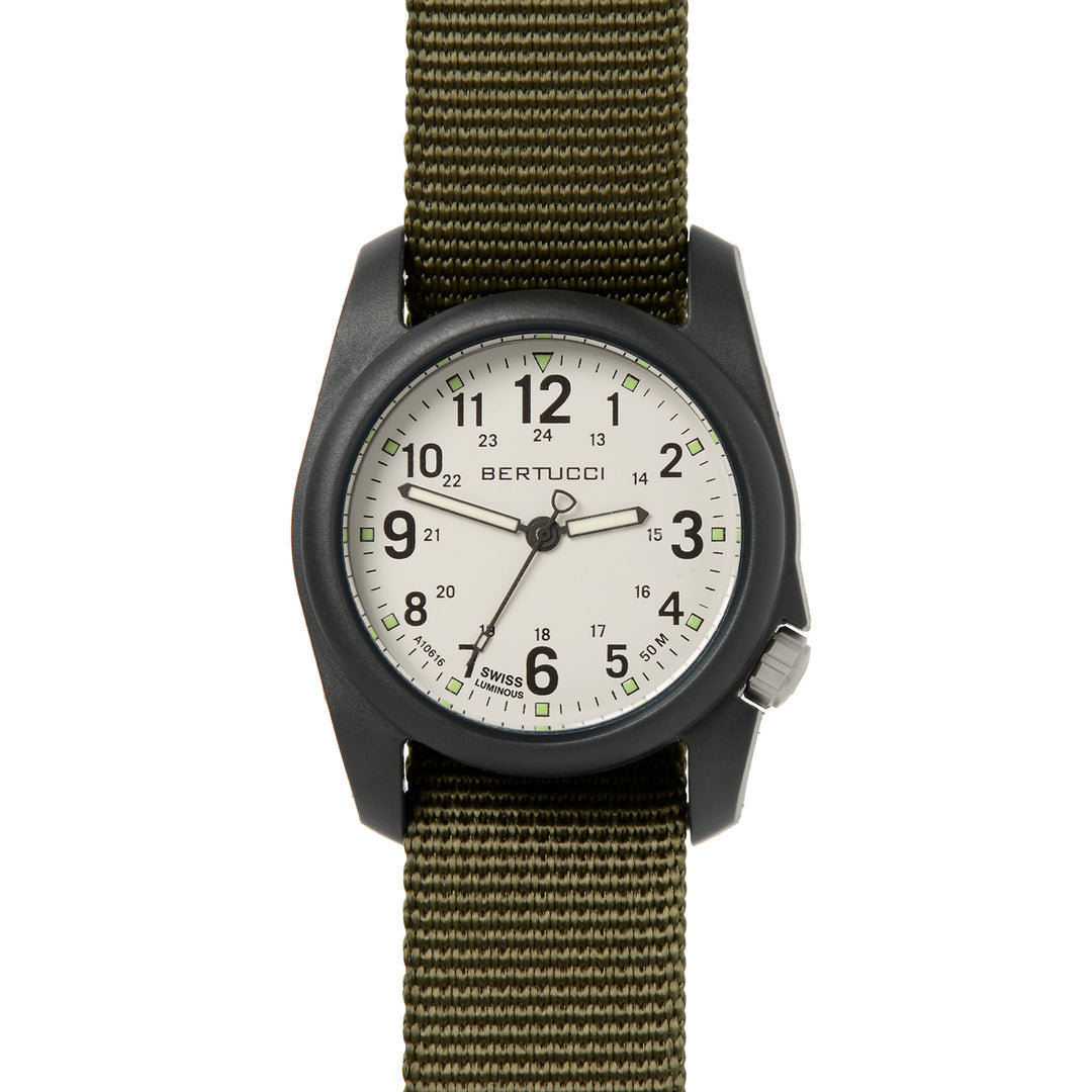 11049 DX3® Field™ - Stone Dial, Defender Olive™ Nylon Band