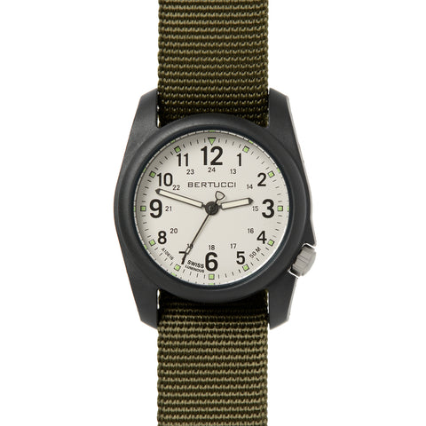 #11049 DX3® Field™ - Stone Dial, Defender Olive™ Nylon Band