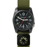 #11103 DX3® Compass™ - Black Dial, Forest Nylon Band