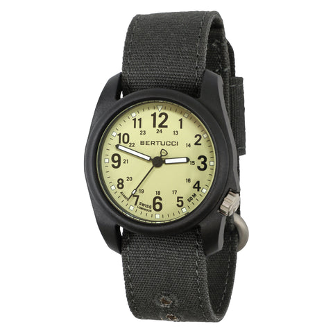 #11106 DX3® Canvas™ - Saguaro Dial, Faded Black Comfort Canvas™ Band