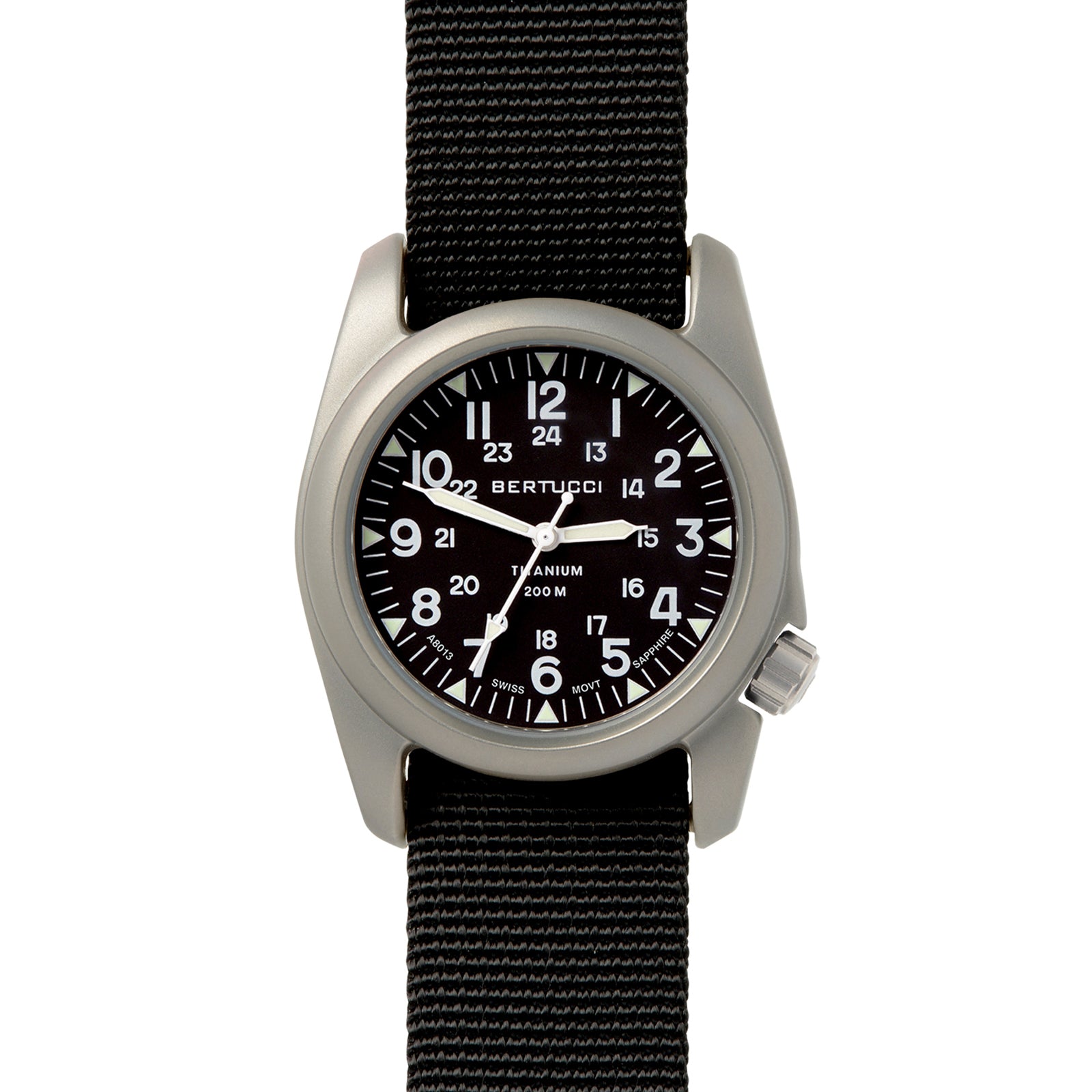 Bertucci A-2T Vintage Titanium Military Watch – ultimatefieldwatch.com ...