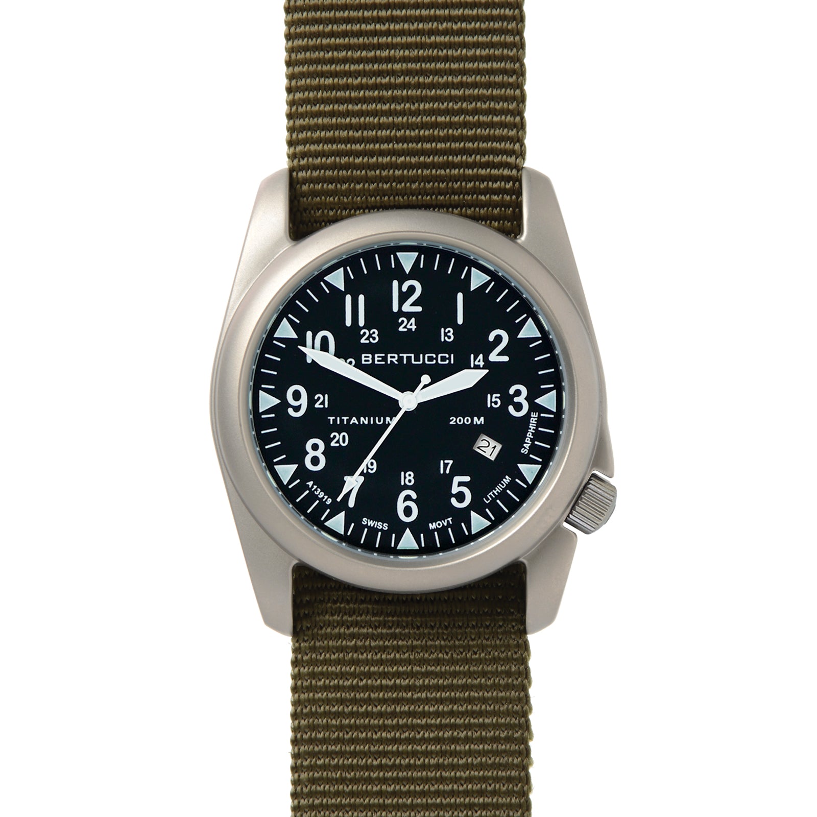 Bertucci A-4T Super Yankee Titanium Military Watch – ultimatefieldwatch ...
