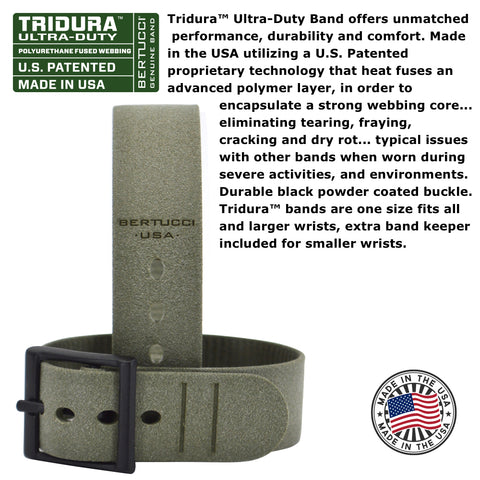 #11115 A-2S Construction King™ - Black dial, Foliage Tridura™ Band + Foliage Pro-Guard™