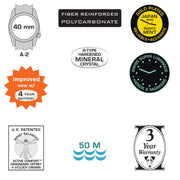 #11015 DX3® Field™ - Black Dial, Black Nylon Band